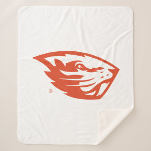 Oregon State Beavers   Beaver Head Sherpa Blanket