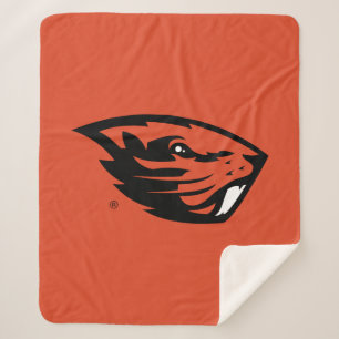 Oregon State Beavers   Beaver Head Sherpa Blanket