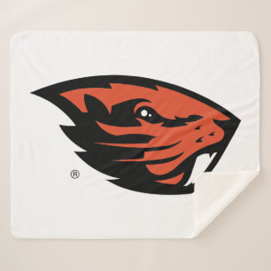 Oregon State Beavers   Beaver Head Sherpa Blanket