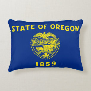 Oregon State Flag Decorative Cushion