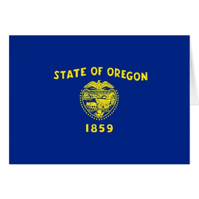 Oregon State Flag Design (Front Horizontal)