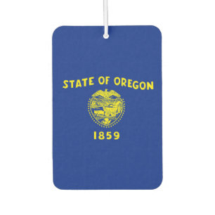 Oregon State Flag Design Car Air Freshener