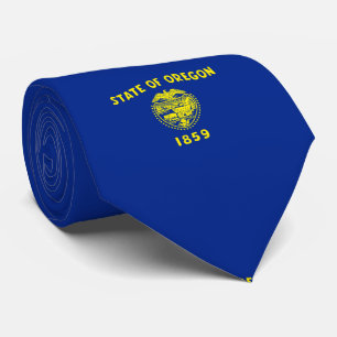 Oregon State Flag Design Tie