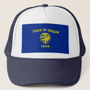 Oregon State Flag Design Trucker Hat