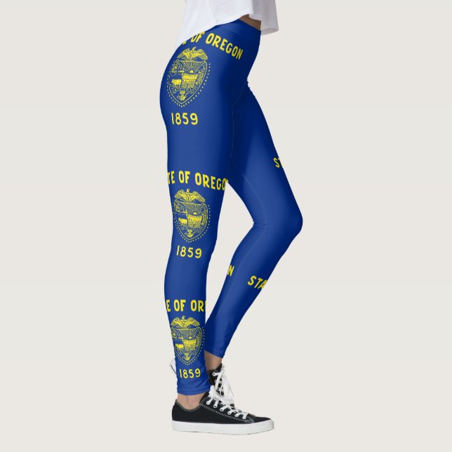 Oregon State Flag Leggings (Right)