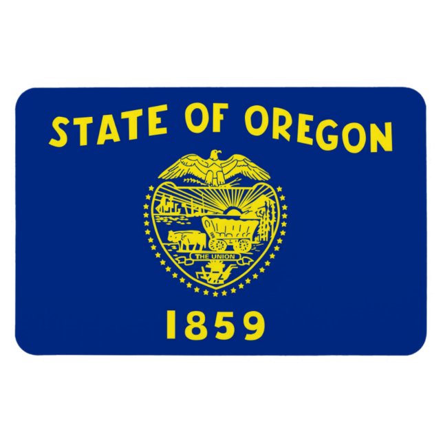 Oregon State flag Magnet (Horizontal)