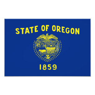 Oregon State Flag Photo Print