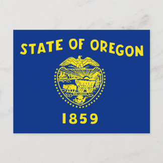 Oregon State Flag Postcard