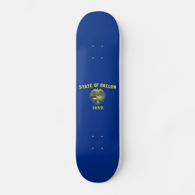 Oregon State Flag Skateboard (Front)