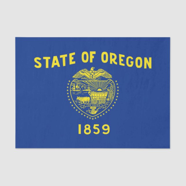 Oregon State Flag Tissue Paper (Front)
