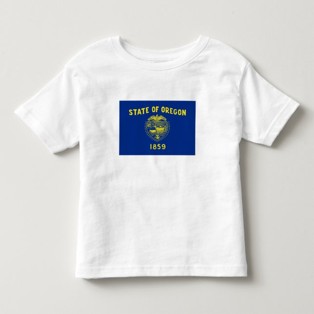 Oregon State Flag Toddler T-Shirt (Front)