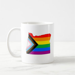 Oregon State Pride LGBTQ Progress Pride Coffee Mug