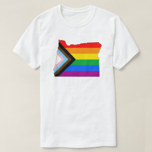 Oregon State Pride LGBTQ Progress Pride T-Shirt