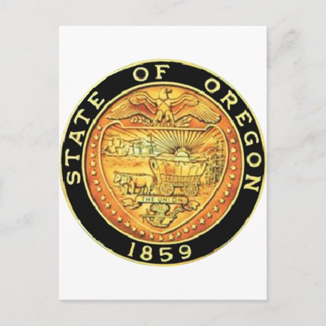 Oregon State Seal Postcard (Front)