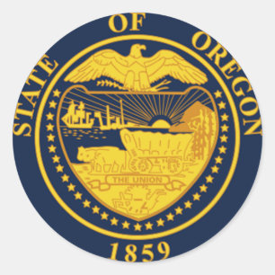 Oregon State Seal Stickers
