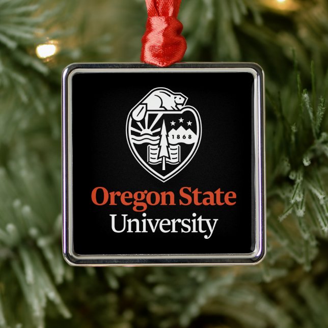Oregon State University Metal Tree Decoration (Tree)
