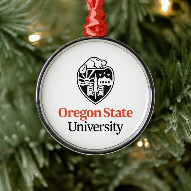 Oregon State University Metal Tree Decoration (Tree)