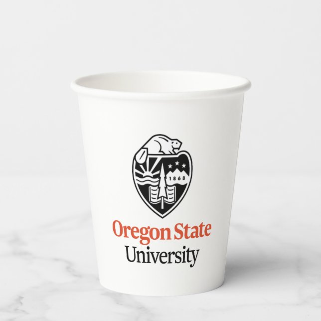 Oregon State University Paper Cups (Back)
