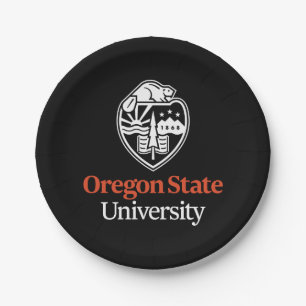 Oregon State University Paper Plate