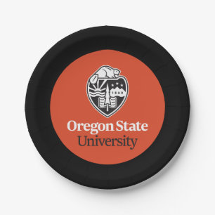 Oregon State University Paper Plate