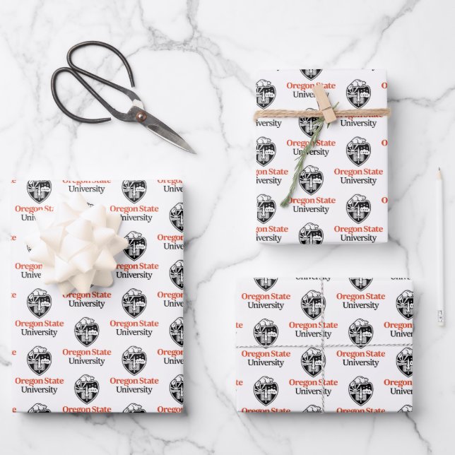 Oregon State University Wrapping Paper Sheet (Front)