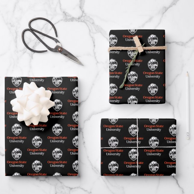 Oregon State University Wrapping Paper Sheet (Front)