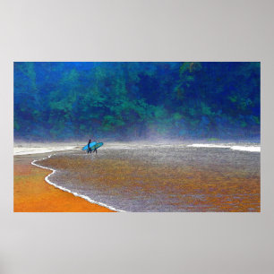 Oregon Surfers Poster