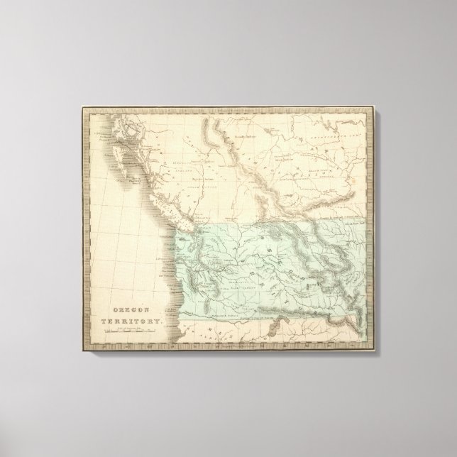 Oregon Territory 2 Canvas Print (Front)