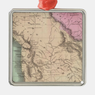 Oregon Territory Metal Tree Decoration