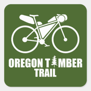Oregon Timber Trail Bikepacking Square Sticker