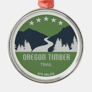 Oregon Timber Trail Metal Tree Decoration