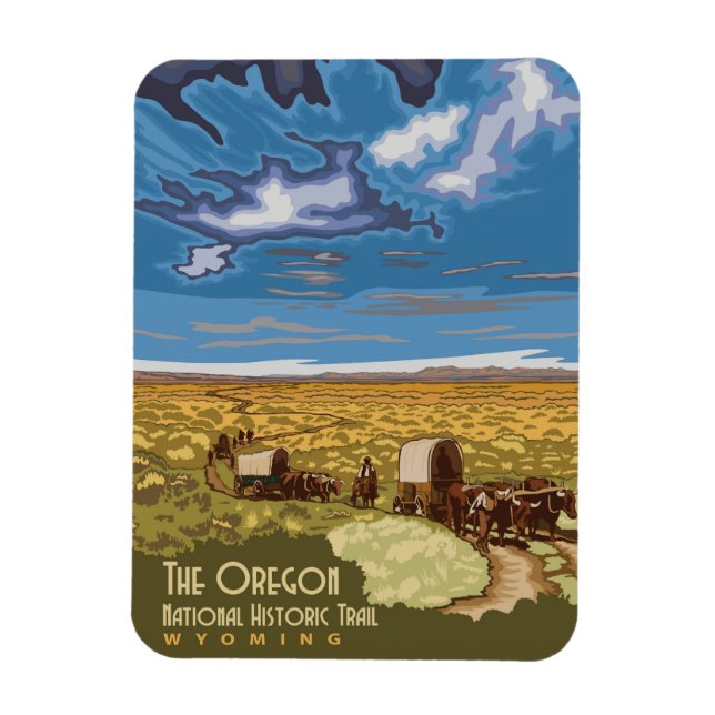 Oregon Trail Magnet (Vertical)