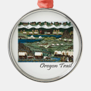 Oregon Trail Metal Tree Decoration