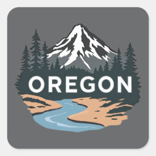 Oregon United States of America  Square Sticker