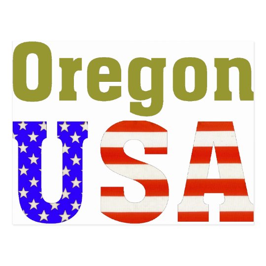 Oregon USA! Postcard