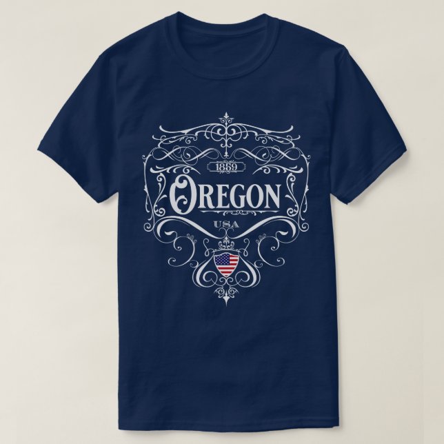 Oregon Vintage design 1 T-Shirt (Design Front)