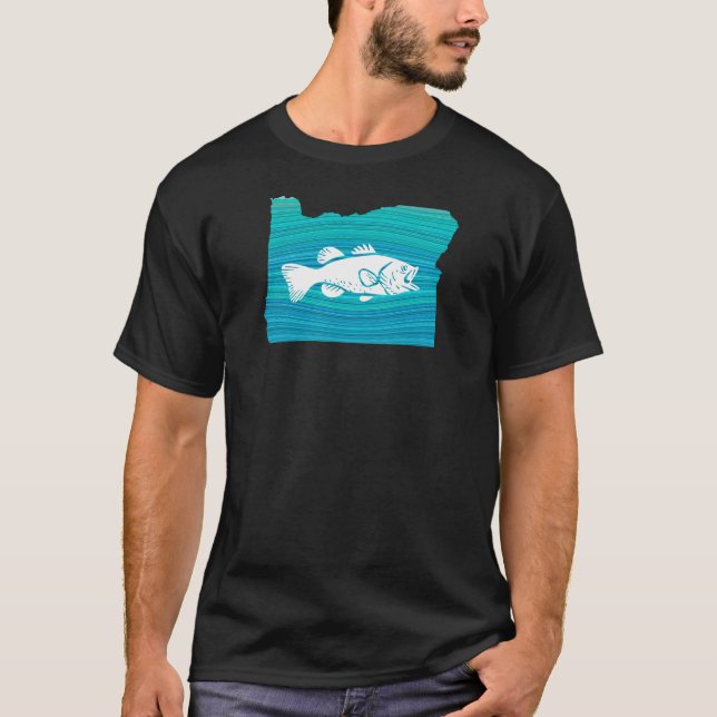 Oregon Wave Fishing T-Shirt (Front)