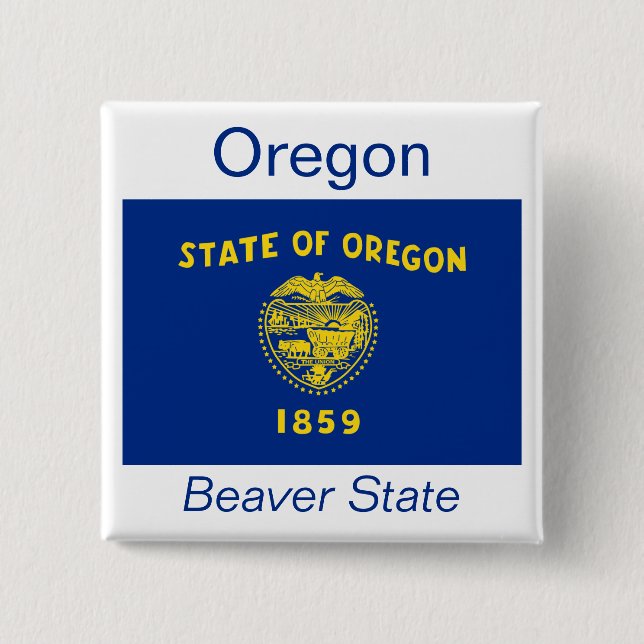 Oregonian Flag Button (Front)