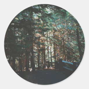 Oregonian Woods  Classic Round Sticker