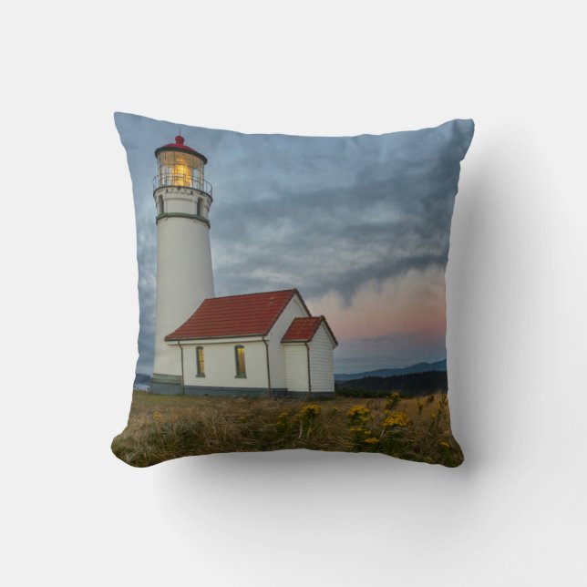 Oregon's oldest lighthouse at Cape Blanco State Cushion (Front)