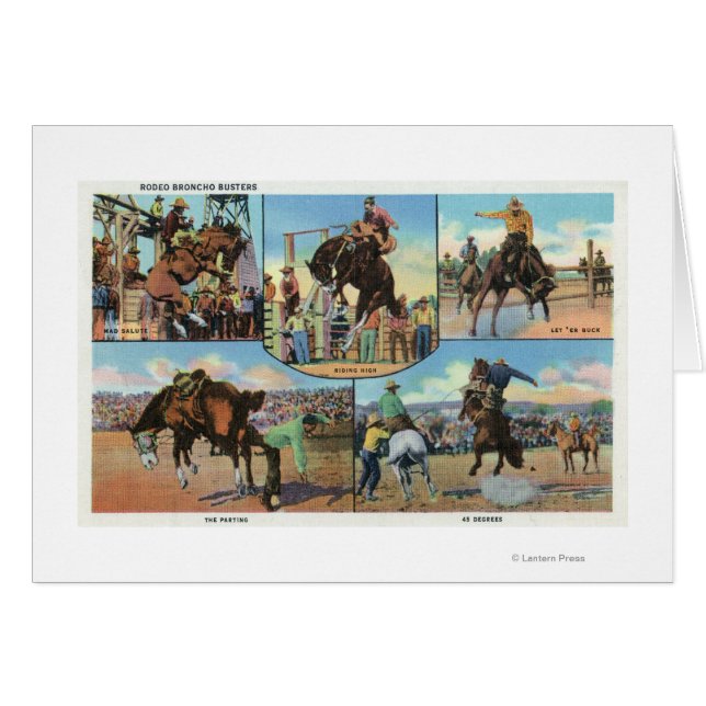 OregonScenic Views of Rodeo Bronco Busters (Front Horizontal)