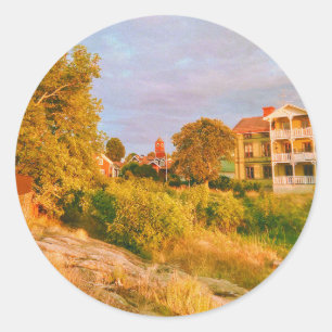 Öregrund, Roslagen, Sweden Classic Round Sticker