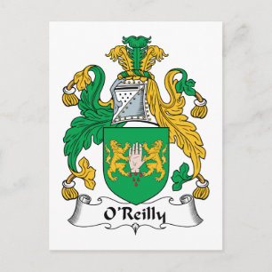 O'Reilly Family Crest Postcard