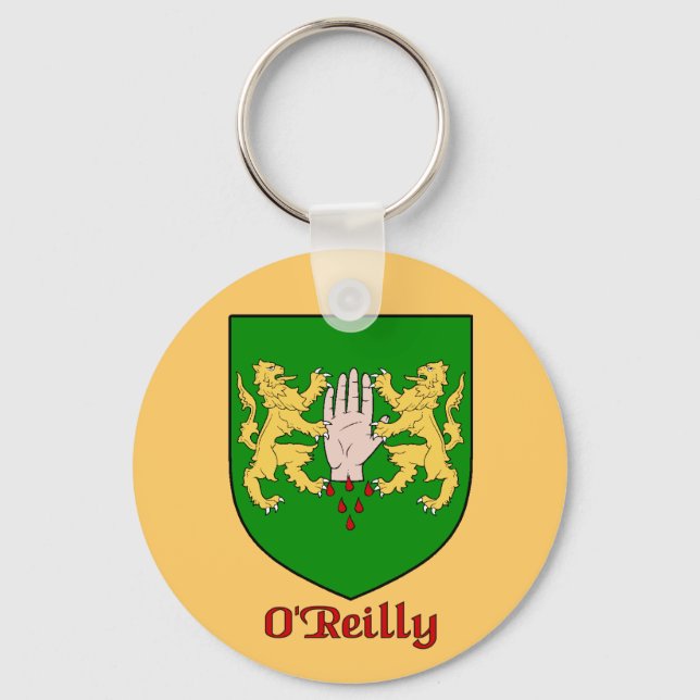 O'Reilly Family Shield Keychain (Front)