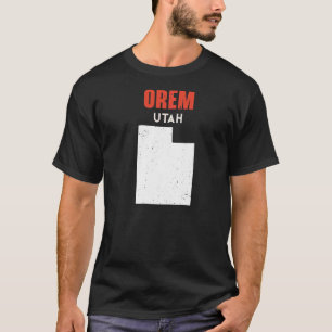 Orem Utah USA State America Travel Utahan T-Shirt