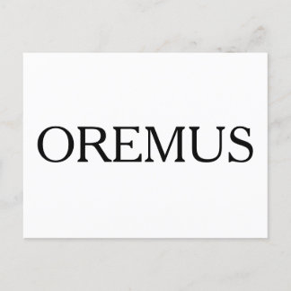 OREMUS postcard