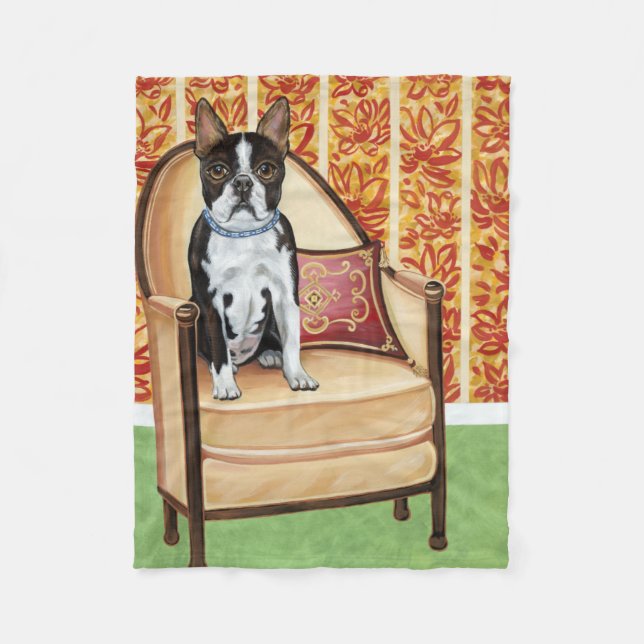 Oreo Cookie Boston Fleece Blanket (Front)