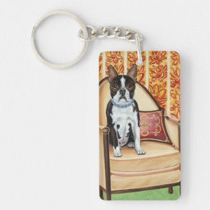 Oreo Cookie Boston Key Ring
