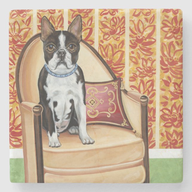 Oreo Cookie Boston Stone Coaster (Front)