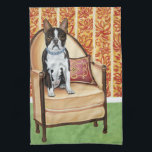Oreo Cookie Boston Tea Towel<br><div class="desc">Animals</div>